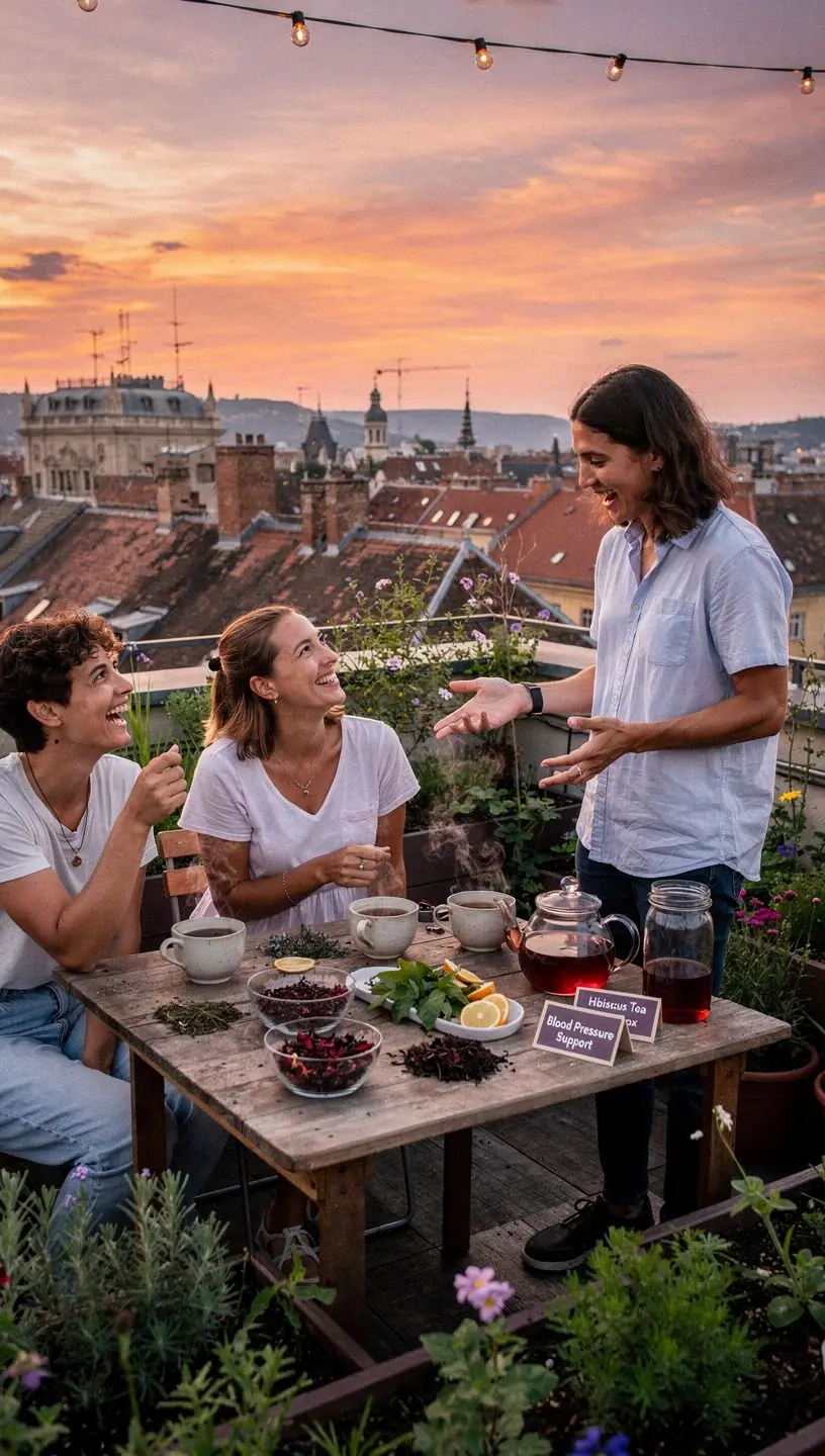 Teáskanál méz, amely természetes édesítőszerként szolgál a vérnyomásbarát teákhoz.